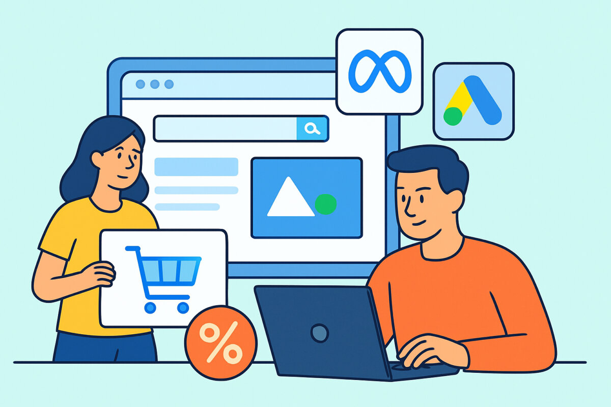 Verkkokaupan mainonta – Google Ads ja Meta-mainokset